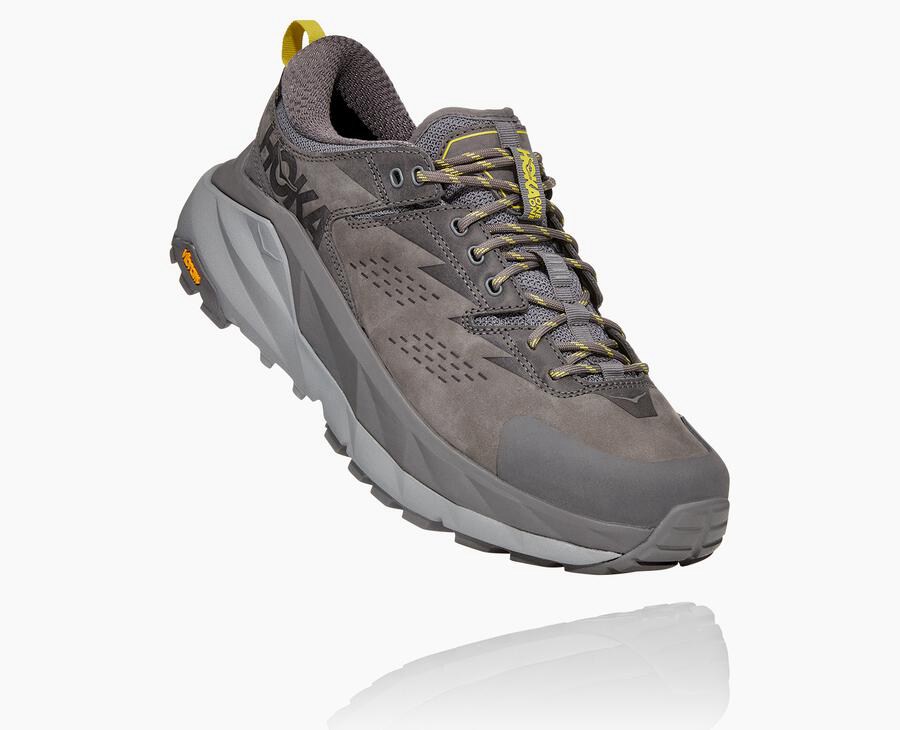 Hoka One One Trail Schoenen Heren - Kaha Laag Gore-Tex - Grijs - ZX5021879